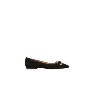L.K. Bennett Ethel Black Pointed Flats